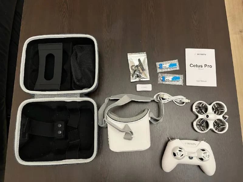 FPV Drone BETAFPV Cetus Pro Kit полный комплект, практически новый, взлетал на нем только в квартире — Тбилиси — 950 ₾