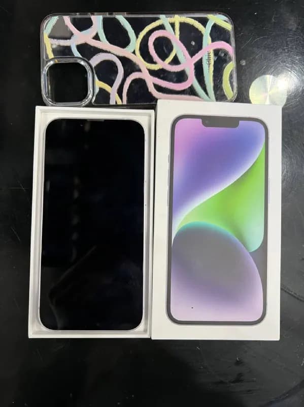 iPhone 14, 128 gb, 91% bh, в идеальном состояние, без царапин, полный комплект — 1850 лари — Тбилиси — 1 850 ₾