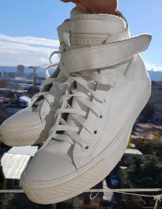 Кожаные конверсы Chuck Taylor Brea Hi, размер 37.5 — Тбилиси — 100 ₾