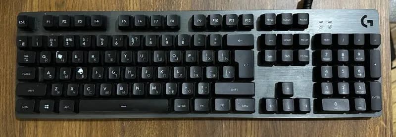 Logitech G413 Carbon. В хорошем состоянии, стерты лишь 2 клавиши: W; D; — Тбилиси — 70 ₾