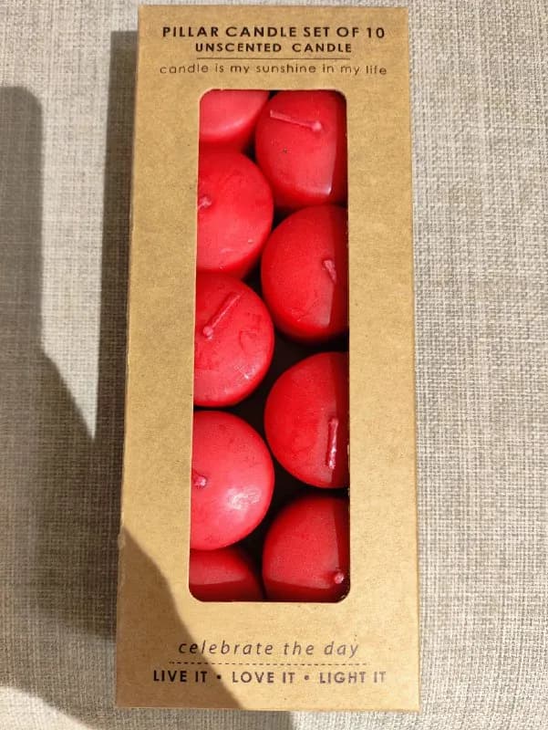 Свечи 9шт в коробке — Тбилиси — 15 ₾
