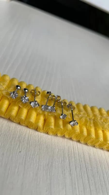 Серьги гвоздики серебро — Тбилиси — 15 ₾