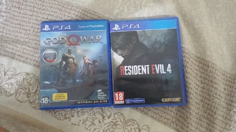 ps 4, GOW 4(God of war) и RE4 (Resident evil 4 remake) — Батуми — 25 ₾