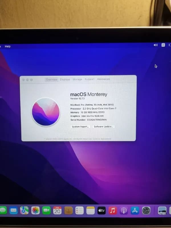 Macbook pro 2015 Retina 3k display. — Тбилиси