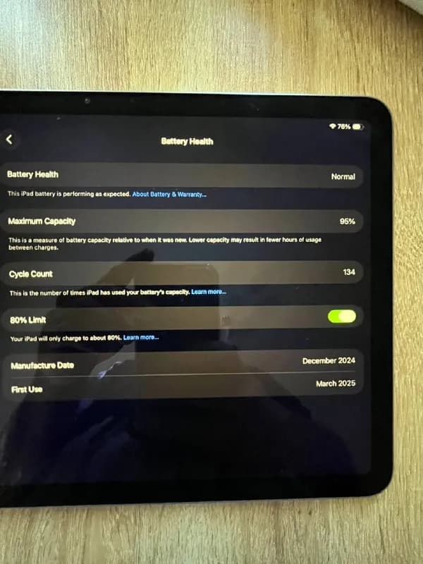 iPad air m2 11 128GB 95% cena — 1800lari — Батуми — 1 800 ₾