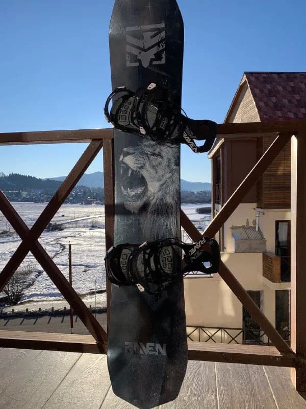 1. Сноуборд 158 cm. Прогиб rocker. Куплен в этом сезоне в январе, Цена 600 Gel без креплений. — Тбилиси — 600 ₾