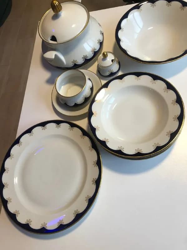 6 персон, Echt Weimar Kobalt, ГДР-500$ — Тбилиси — 500 ₾