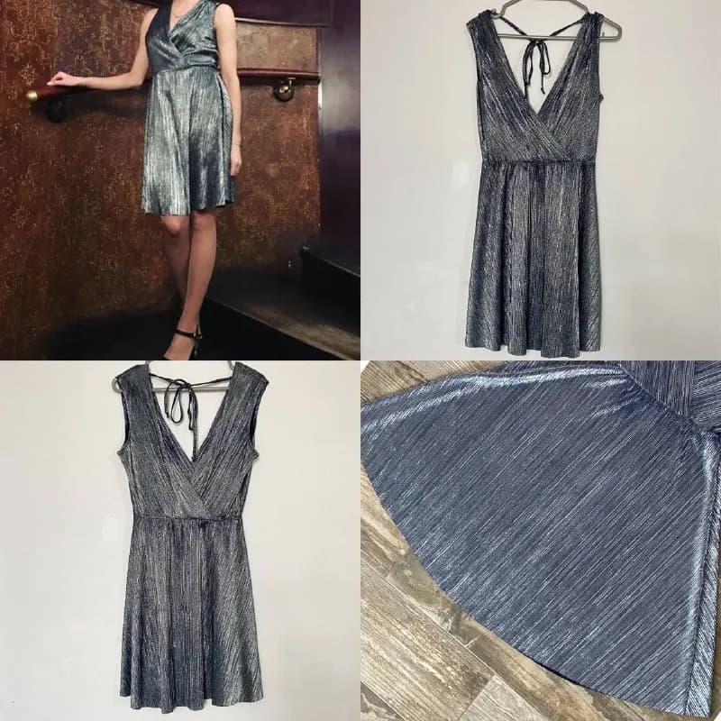 H&M серебристое с юбкой солнце XS — 15 лари — Тбилиси — 15 ₾