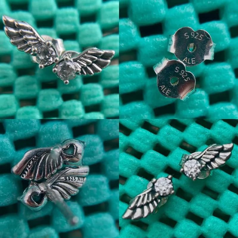 Серьги-пусеты Pandora «Крылья Ангела» — Тбилиси — 150 ₾