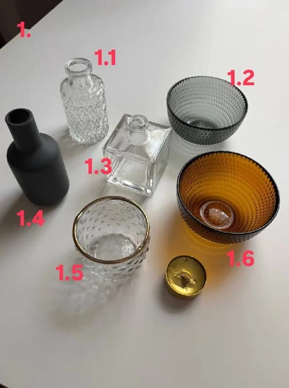 1. Вазочки/подсвечники по 5 лари — Тбилиси — 5 ₾