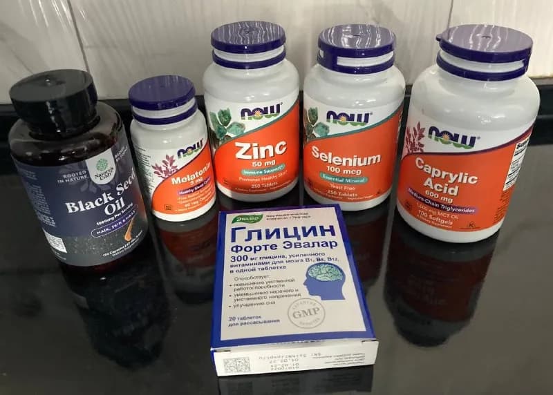 БАДы с iherb: масло тмина, мелатонин, цинк — Батуми — 8 ₾