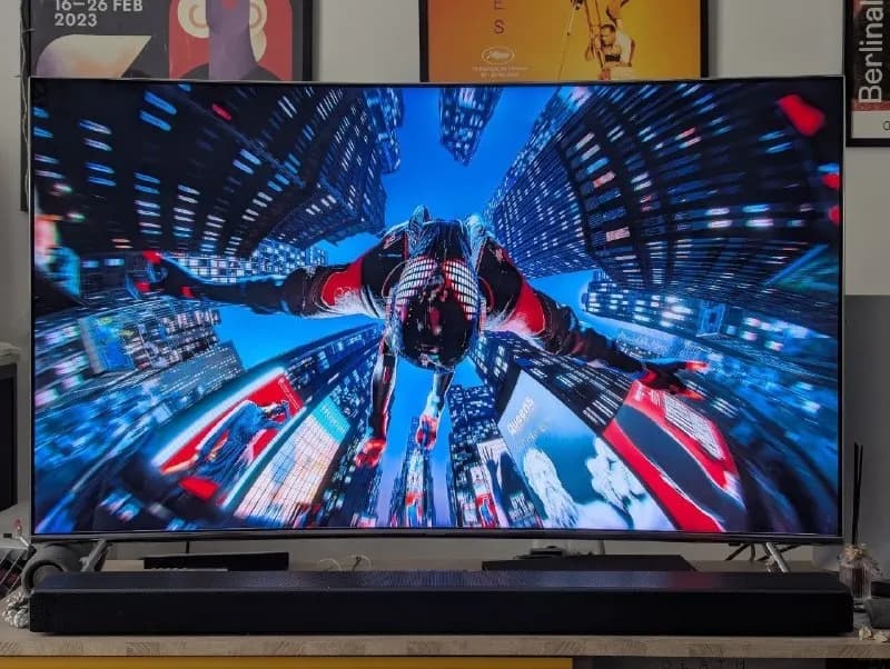 4K 4К телевизор Samsung QLED UE49KS7500U. 3840×2160 разрешение, 60 Hz VA панель, 49 дюймов. Яркость — Тбилиси — 900 ₾