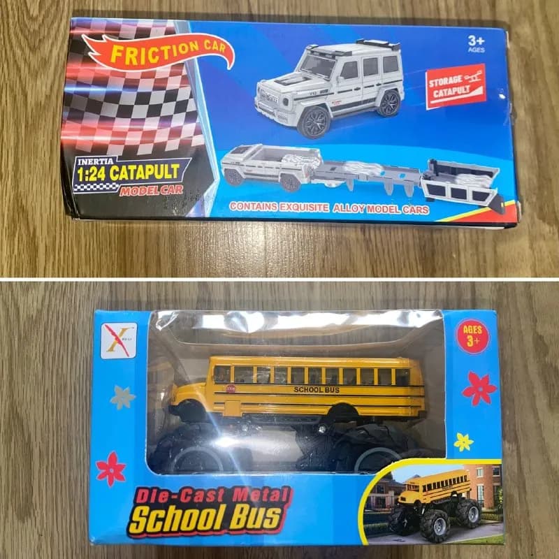 Игрушки: джип-трасса и автобус монстр-трак — Тбилиси — 45 ₾