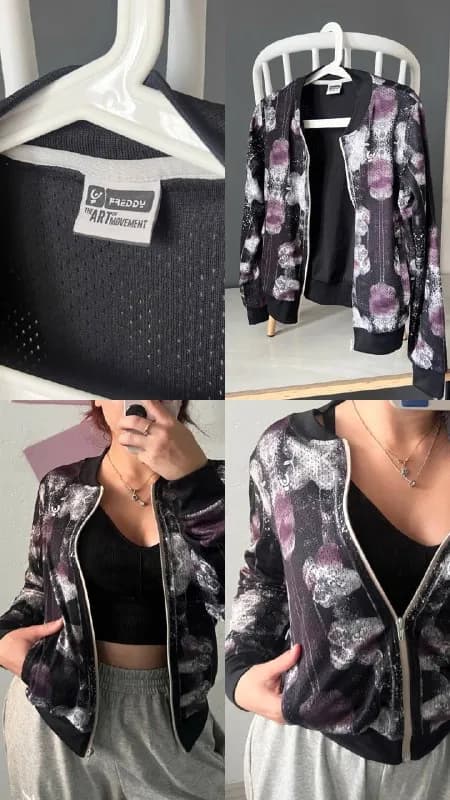 1) Куртка-бомбер (FREDDY) — Батуми — 60 ₾