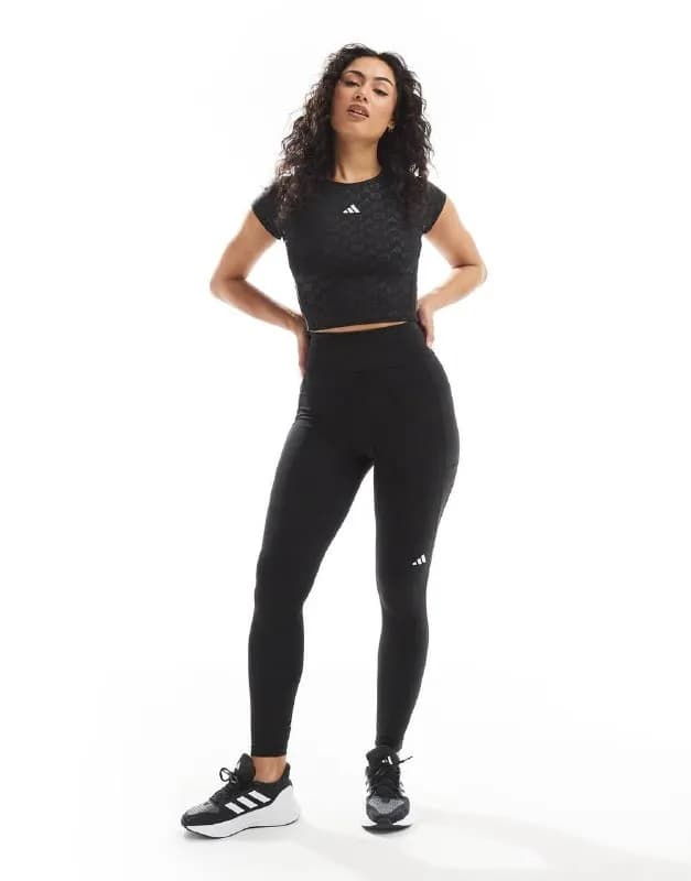 Adidas Running чёрные леггинсы (оригинал) — Тбилиси — 70 ₾