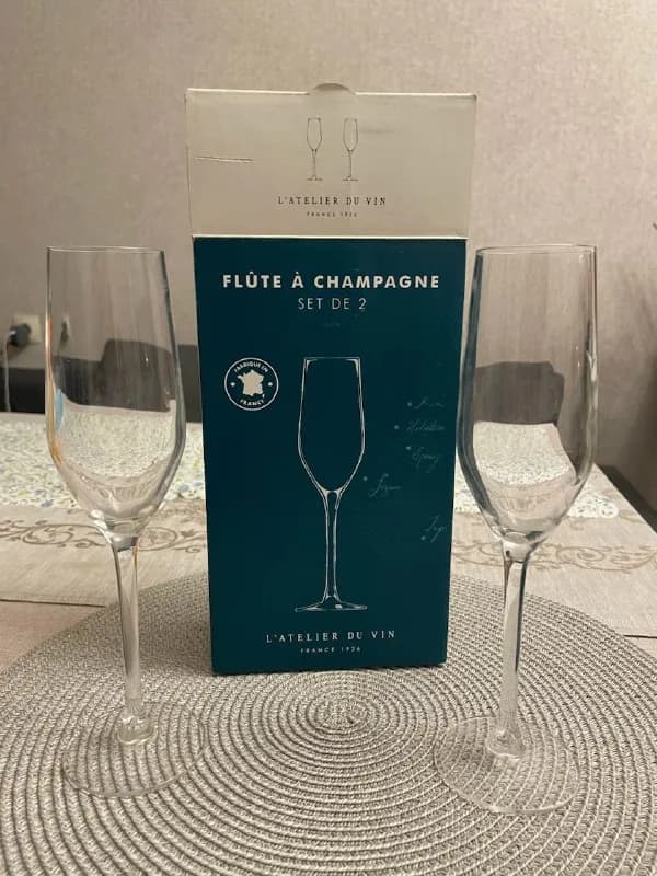 Бокалы для шампанского L’Atelier du Vin 2 шт — Батуми — 10 ₾