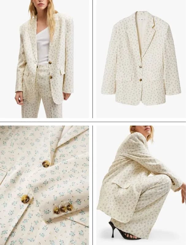 Блэйзер MANGO 100% лён — Батуми — 88 ₾
