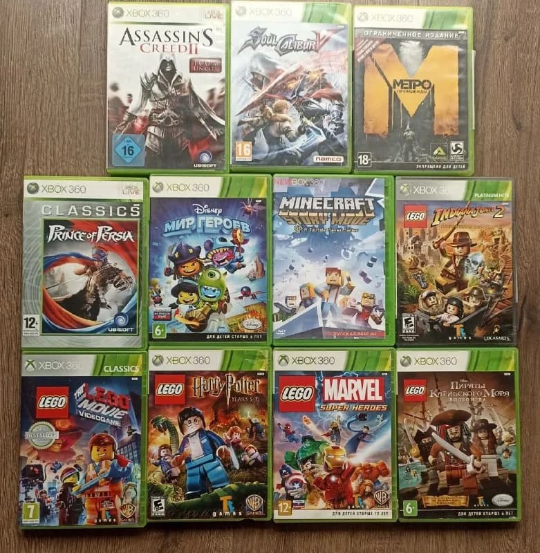 1. Игры диски XBOX 360 — 7 л/шт. — Батуми — 50 ₾