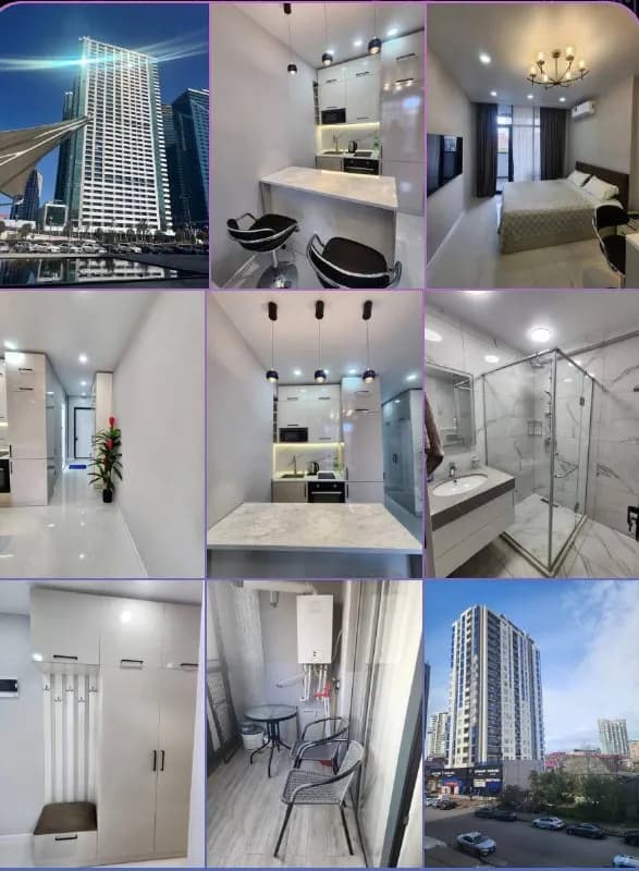 Студия с новым ремонтом в BST — Батуми — 600 ₾